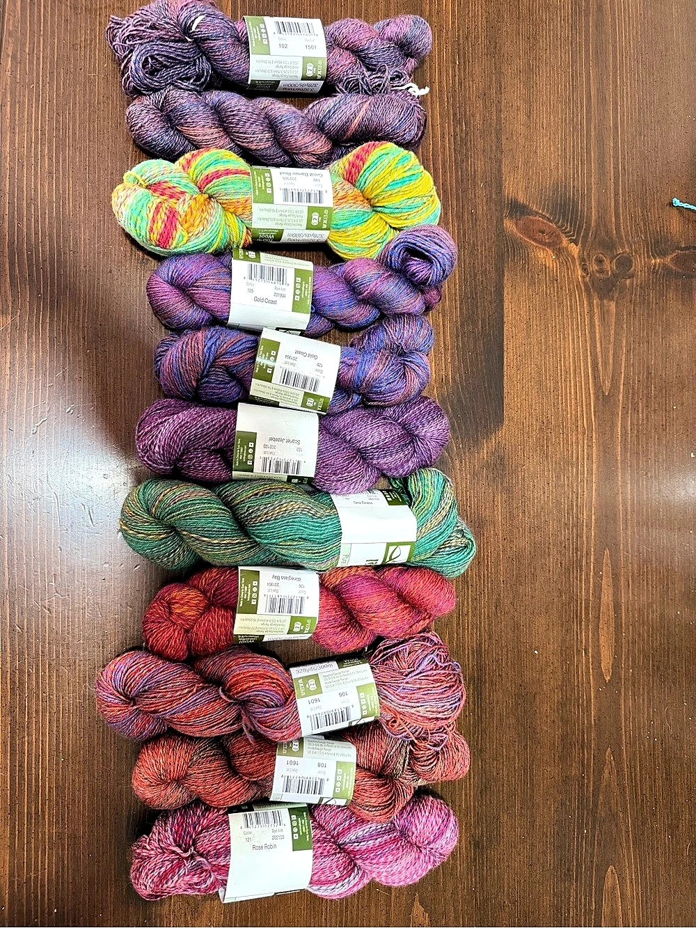 Queensland Rainbow Beach Yarn Lot